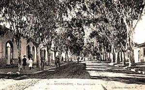 710- Montenotte - Rue principale et gendarmerie